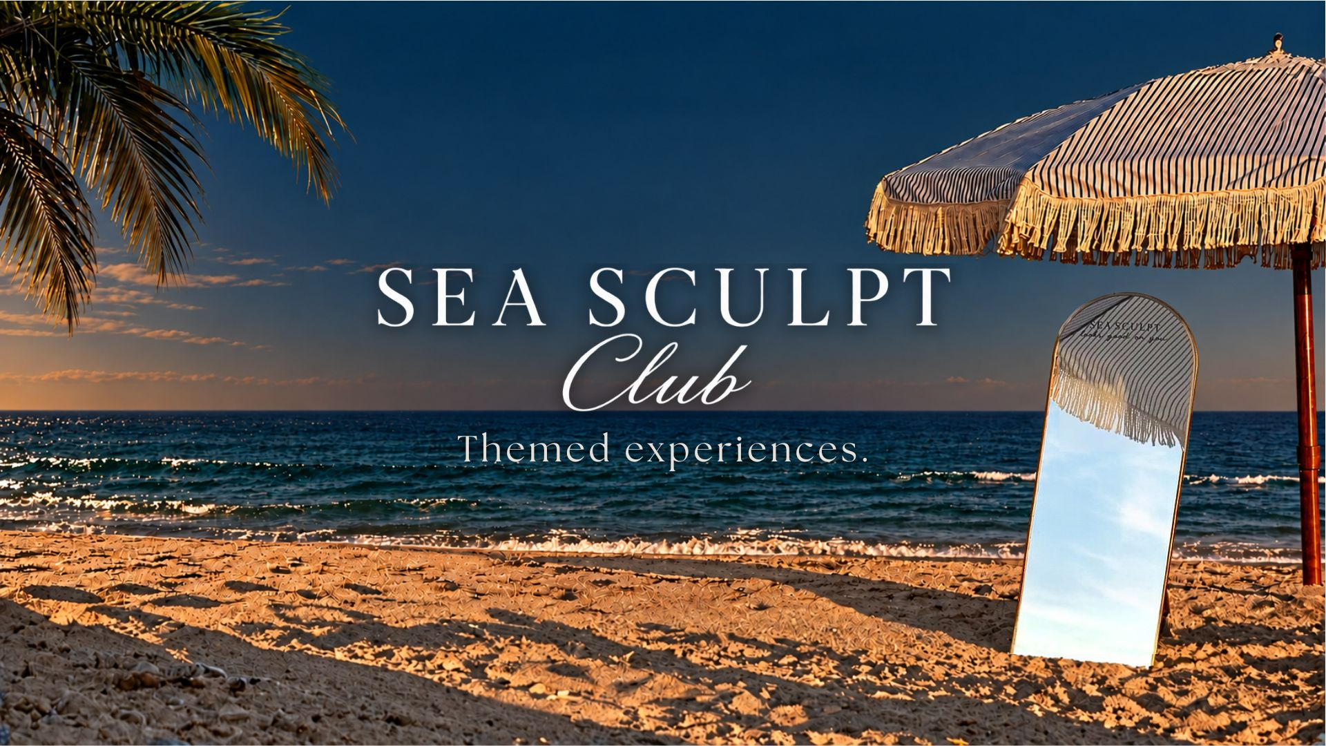 Sea Sculpt Club. Themed experiences.